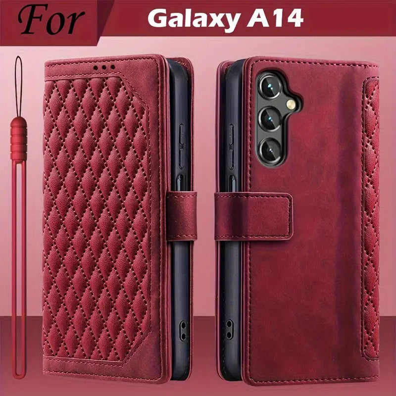 Luxury leather wallet & phone cover
