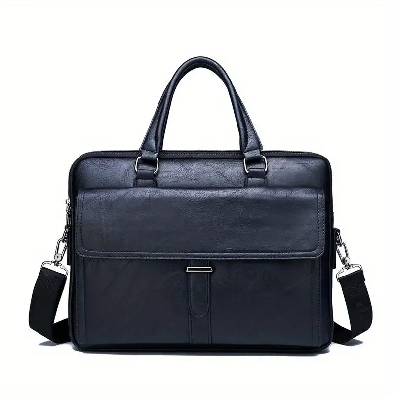 Men's PU Soft Leather Briefcase