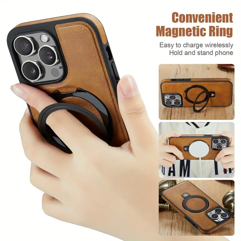 Leather Slim Iphone case