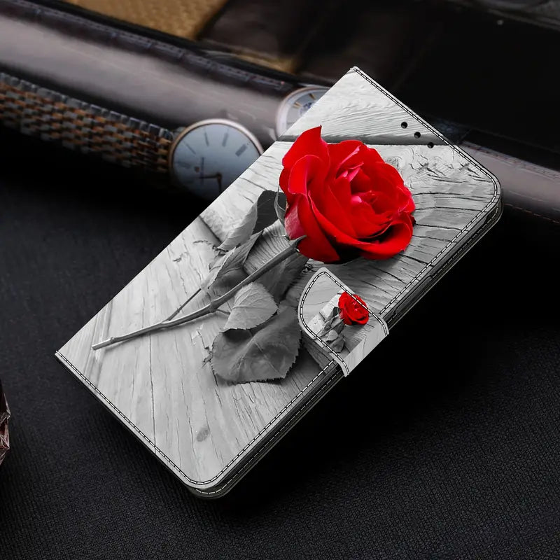 Leather wallet & phone cover