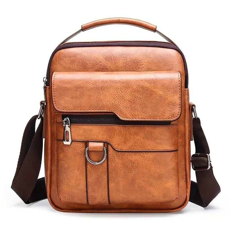 Casual Leather Shoulder Bag