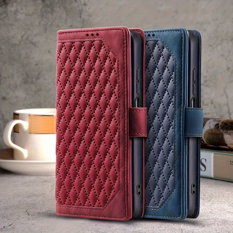 Luxury leather wallet & phone cover