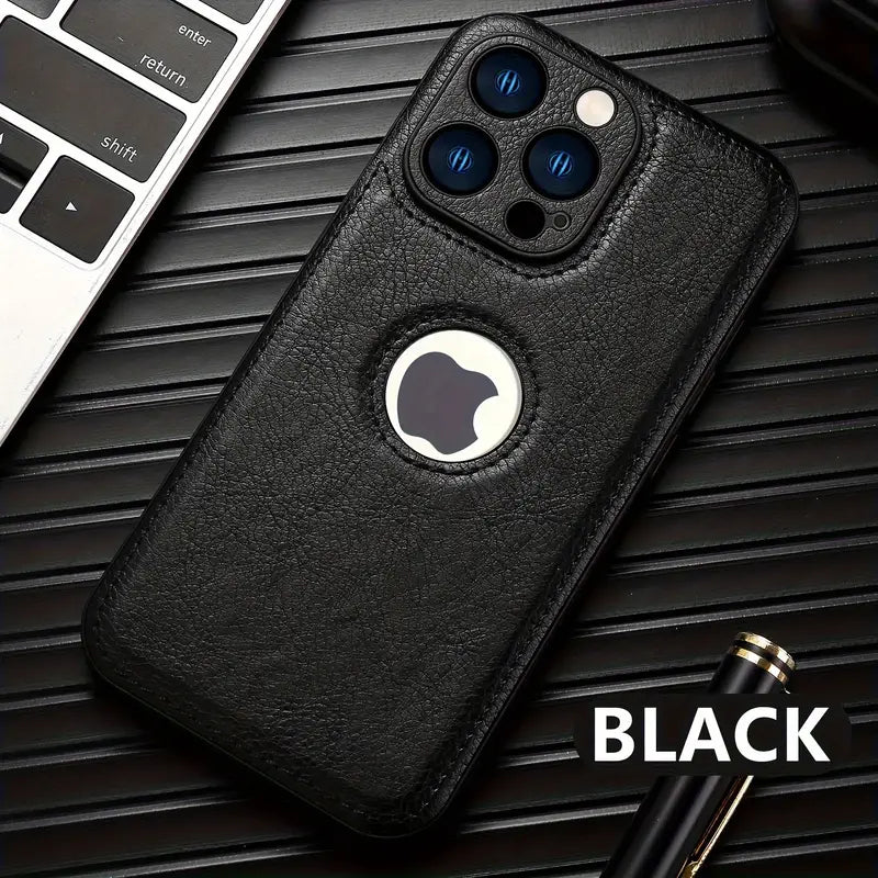 Classic leather cover for i phone