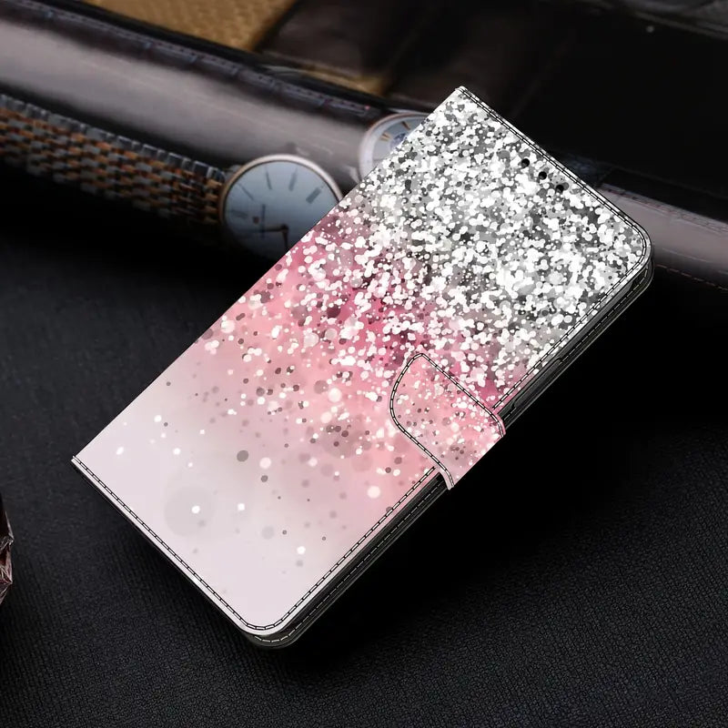 Leather wallet & phone cover