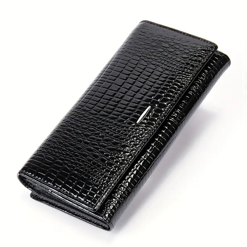 Genuine Leather Bifold Wallet For Women