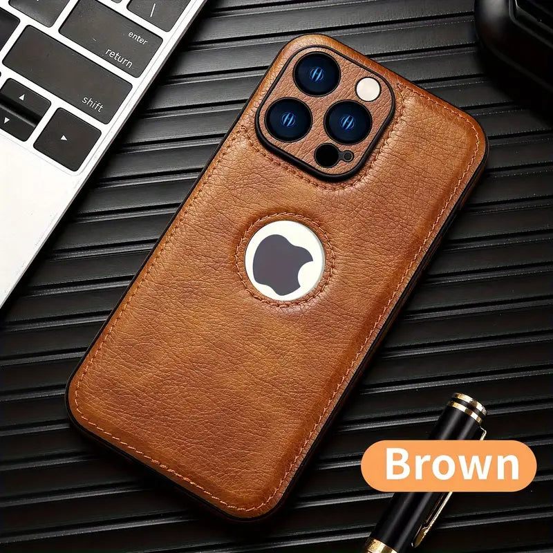 Classic leather cover for i phone