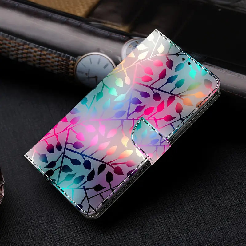 Leather wallet & phone cover