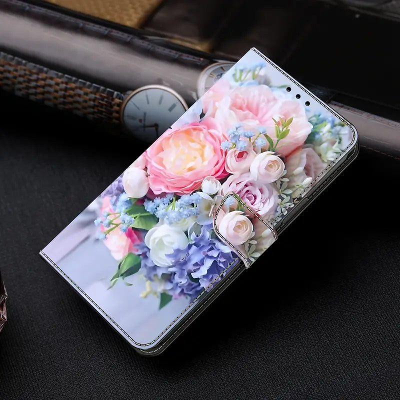Leather wallet & phone cover