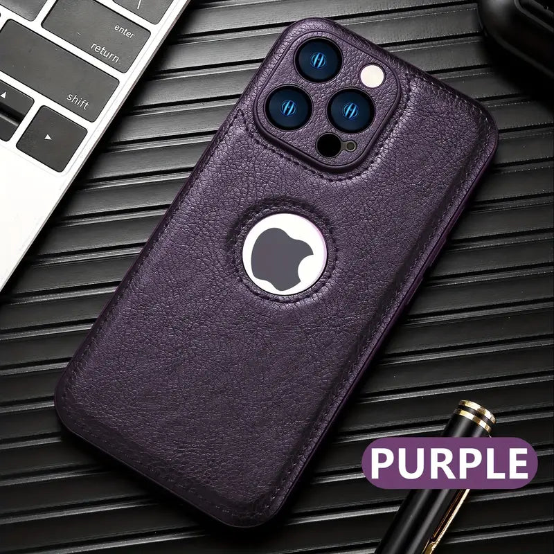 Classic leather cover for i phone