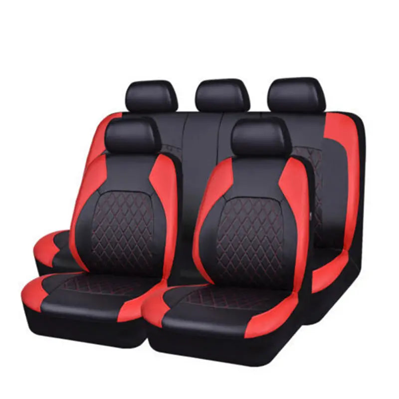 Quilted Leather car Seat Covers