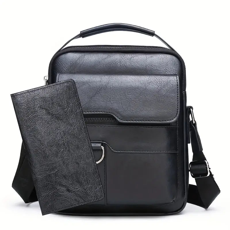 Casual Leather Shoulder Bag