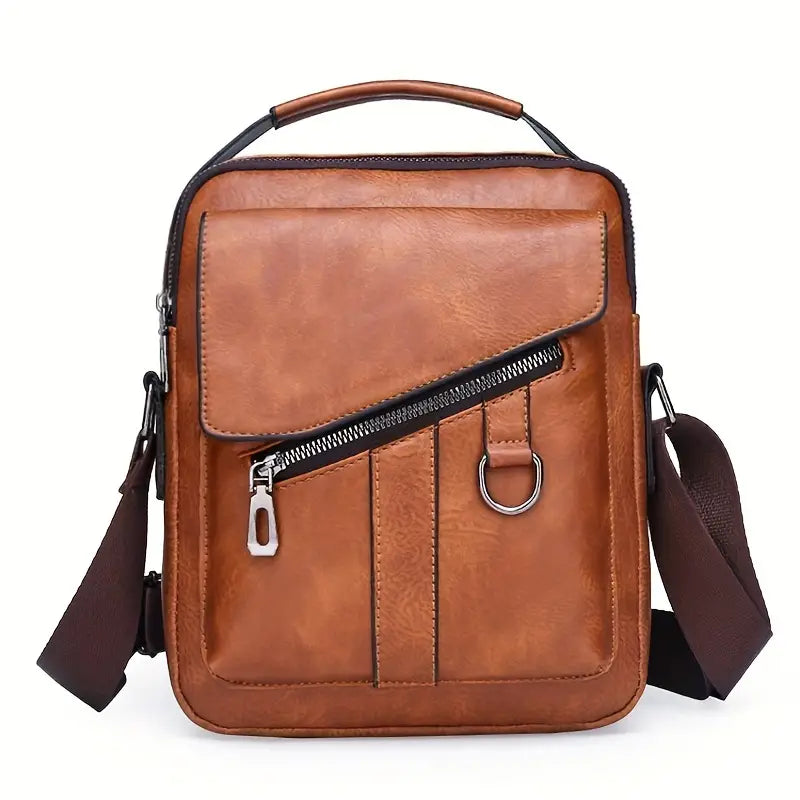 Casual Leather Shoulder Bag