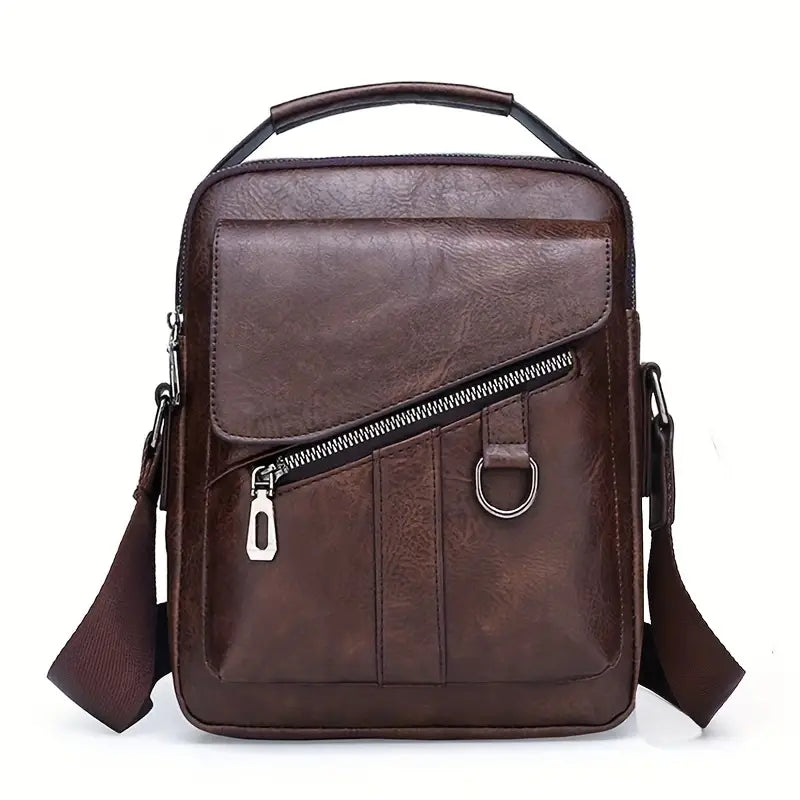 Casual Leather Shoulder Bag