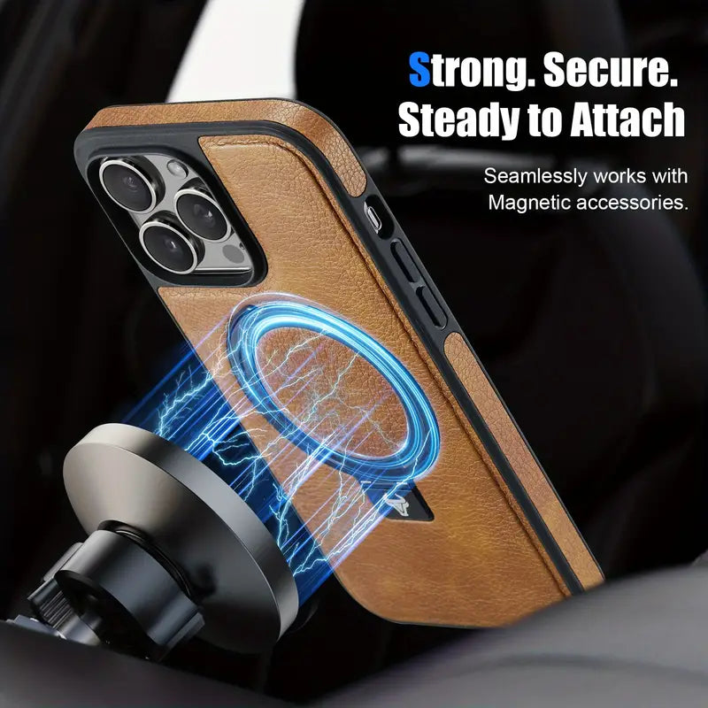 Leather Slim Iphone case