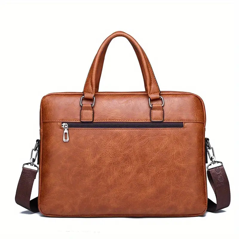 Men's PU Soft Leather Briefcase