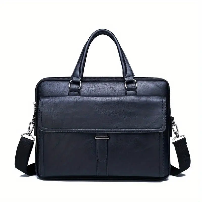 Men's PU Soft Leather Briefcase
