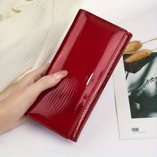 Genuine Leather Bifold Wallet For Women