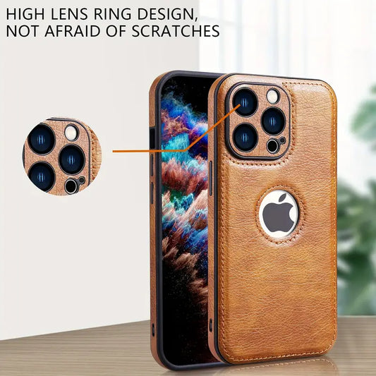 Classic leather cover for i phone