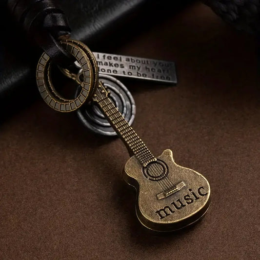 Leather key chain