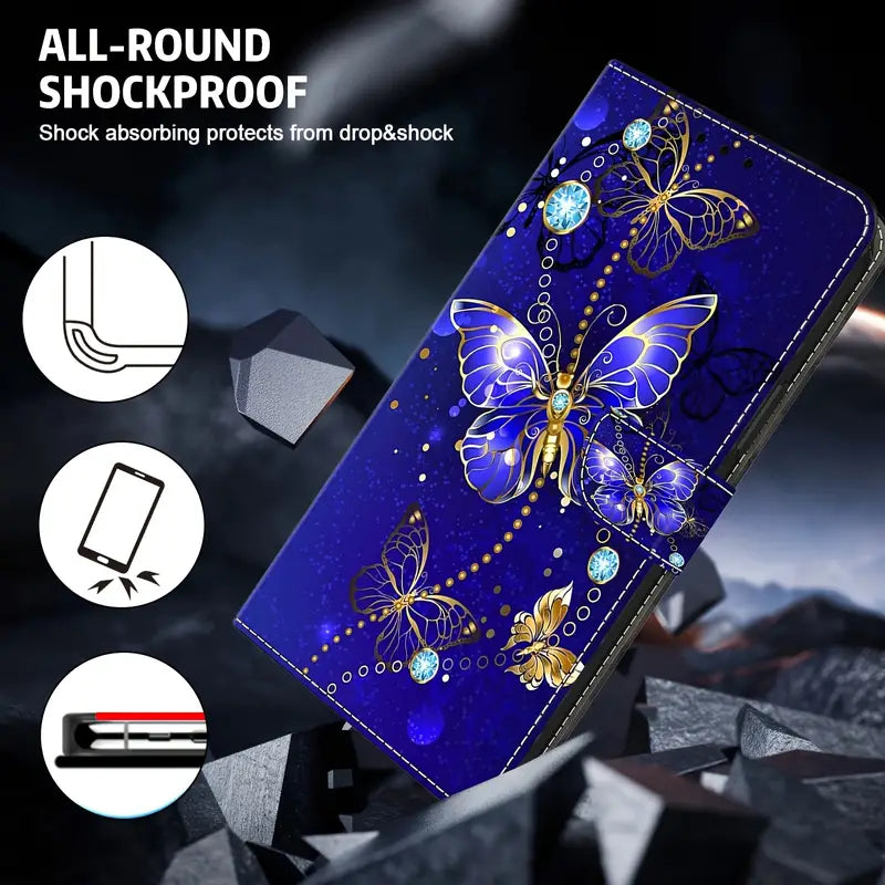 Leather wallet & phone cover
