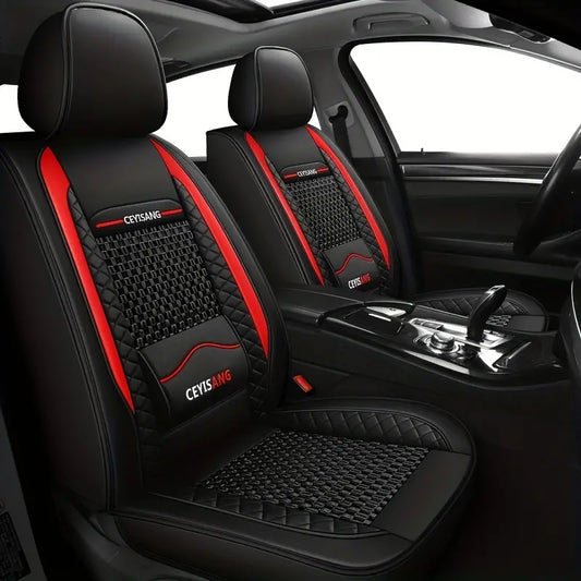 Leather car netted seat covers