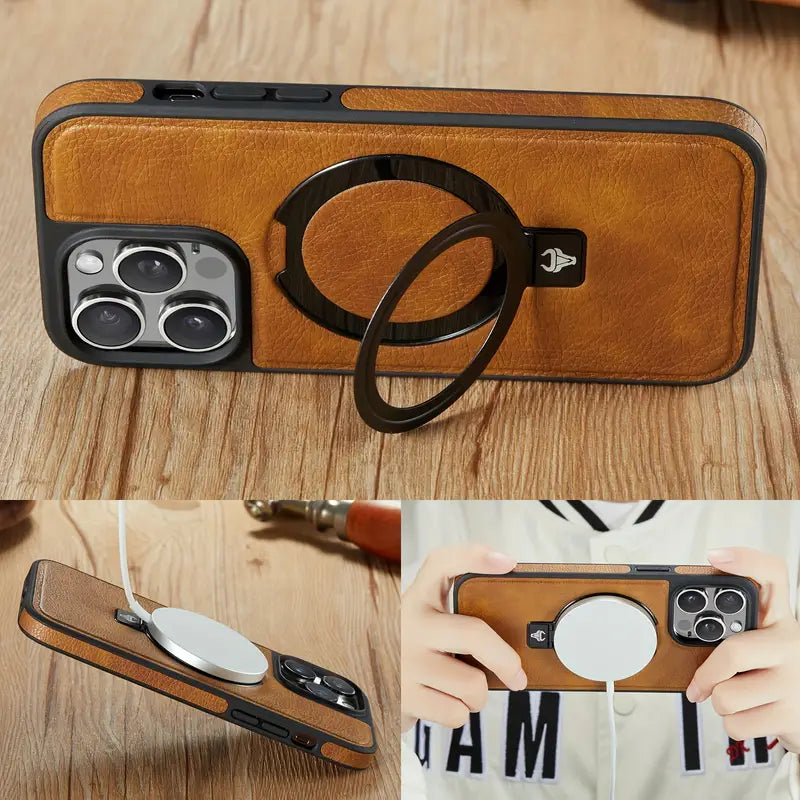 Leather Slim Iphone case