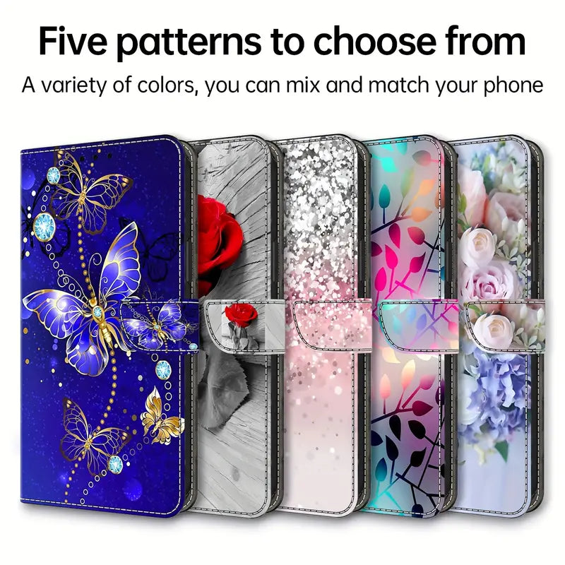 Leather wallet & phone cover