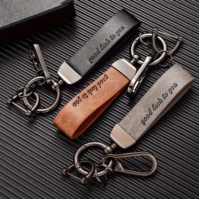 Leather Pendant Keychain