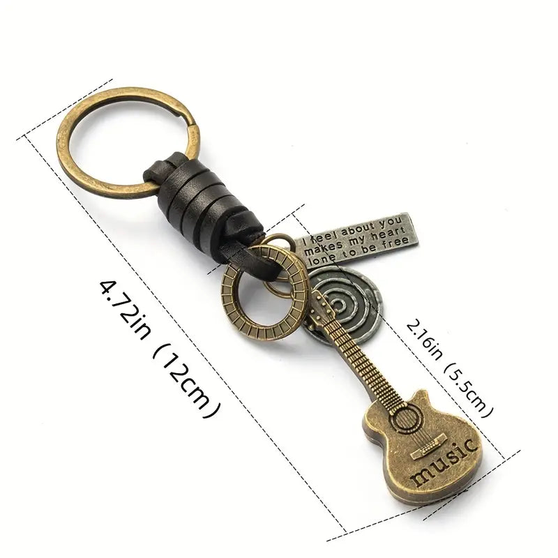 Leather key chain