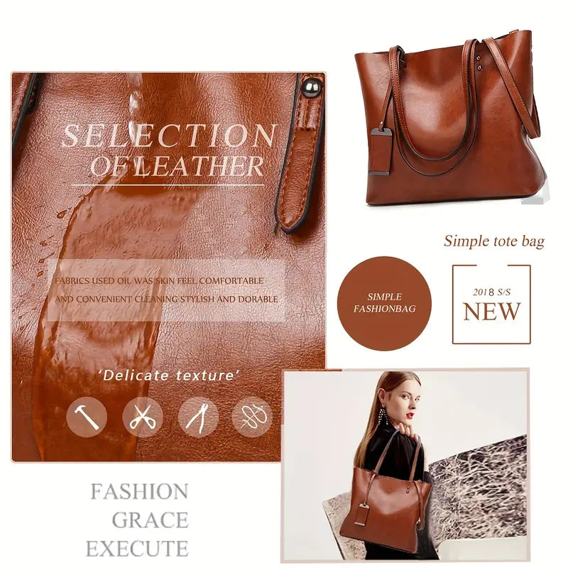 Classic Retro Leather Handbags