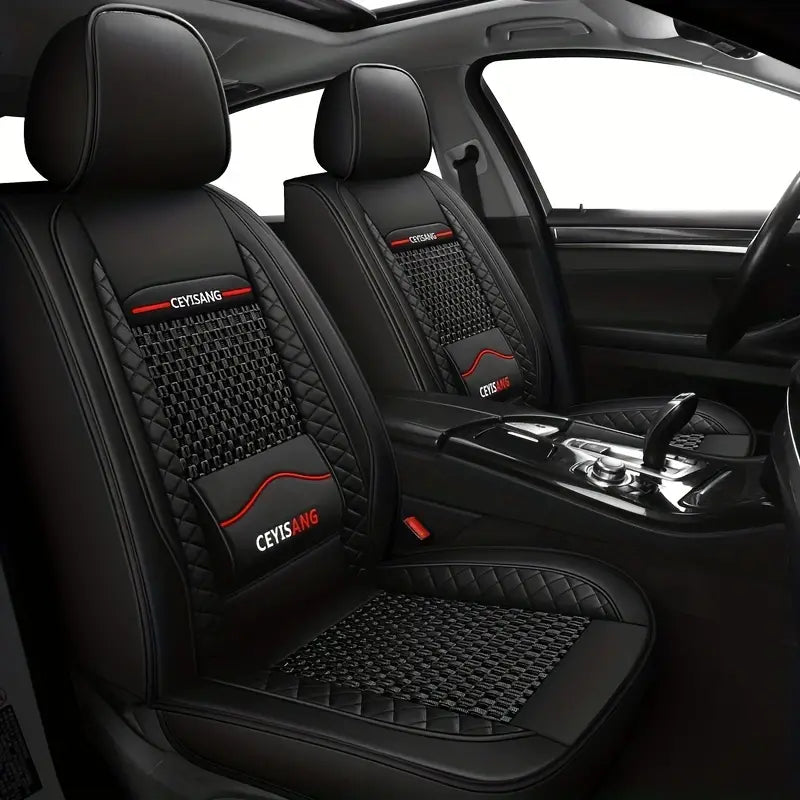 Leather car netted seat covers