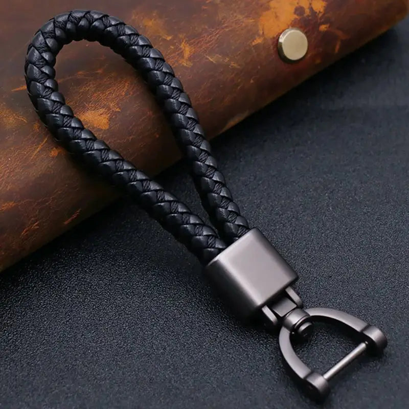 Leather key ring