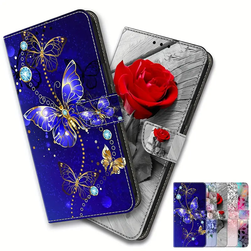 Leather wallet & phone cover