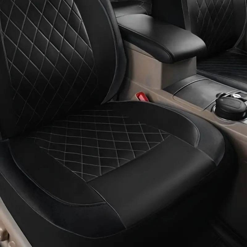 Quilted Leather car Seat Covers