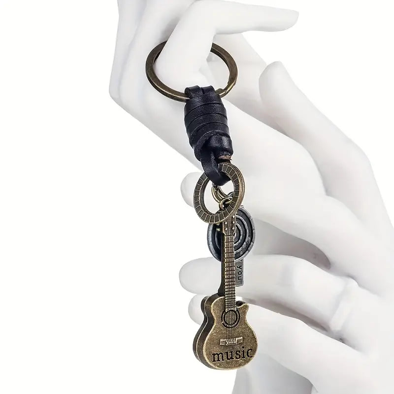 Leather key chain