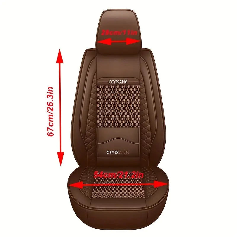 Leather car netted seat covers