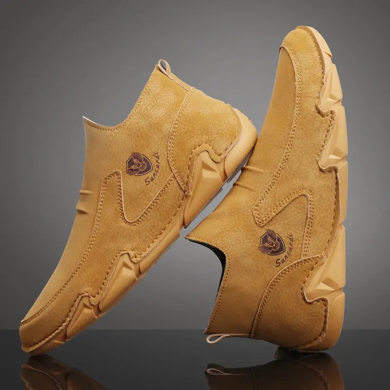 Men's Slip-on Leather Boots