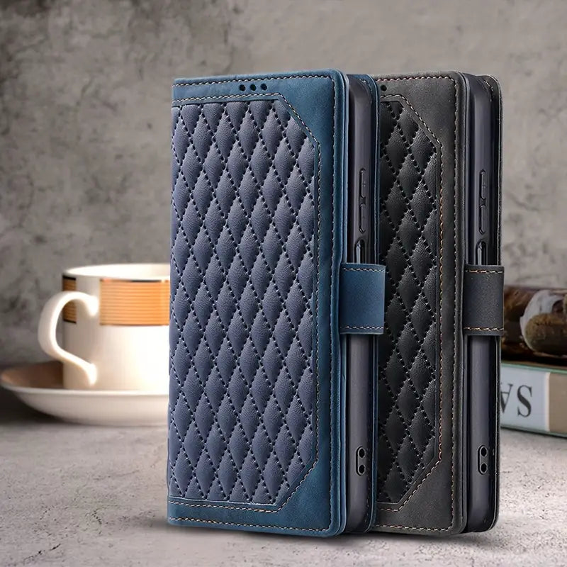 Luxury leather wallet & phone cover
