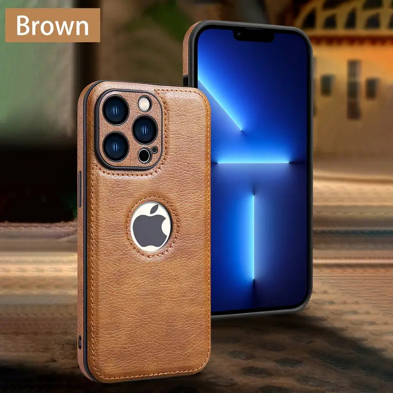 Classic leather cover for i phone