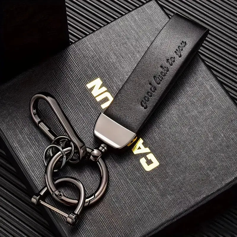 Leather Pendant Keychain