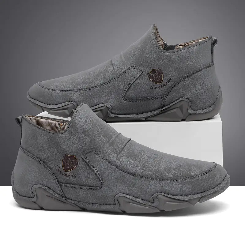 Men's Slip-on Leather Boots