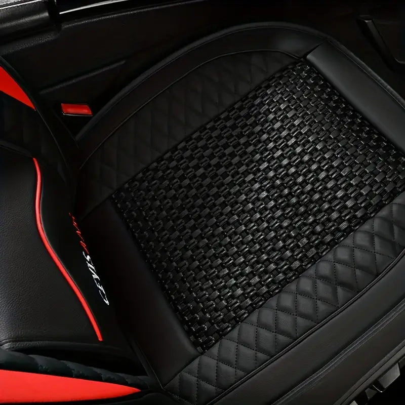 Leather car netted seat covers