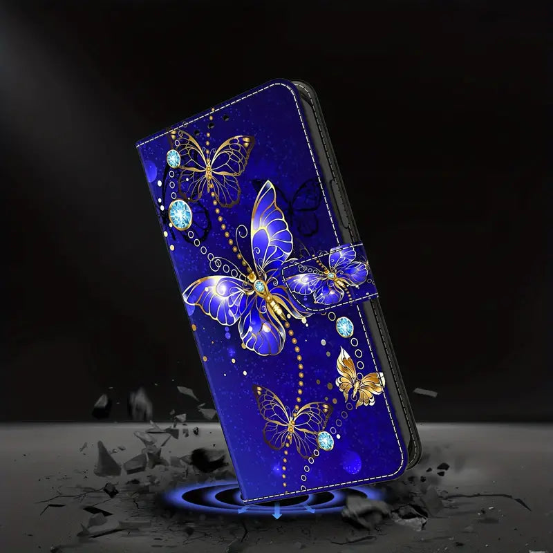 Leather wallet & phone cover