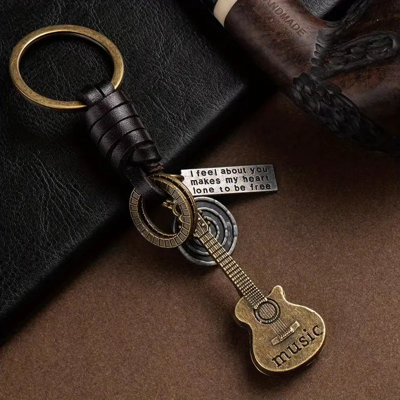 Leather key chain