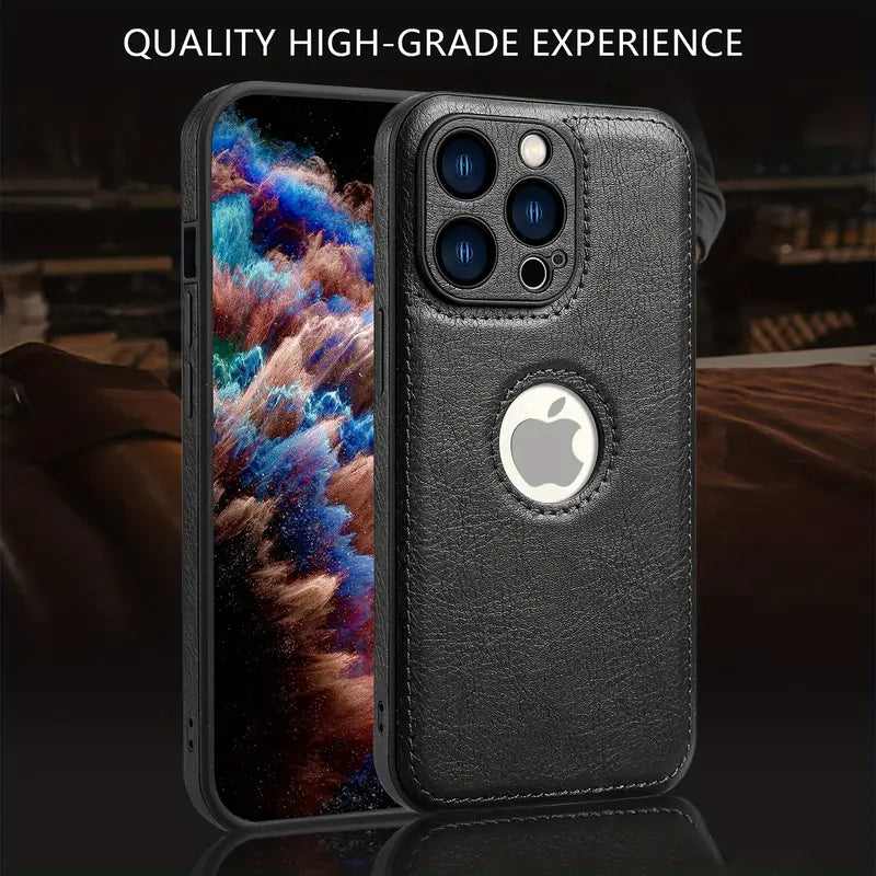 Classic leather cover for i phone