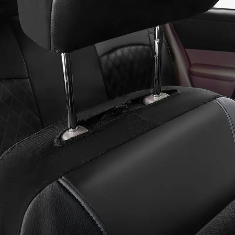 Quilted Leather car Seat Covers