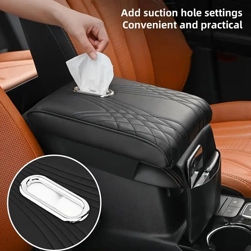 Paper Hole Can Armrest Box
