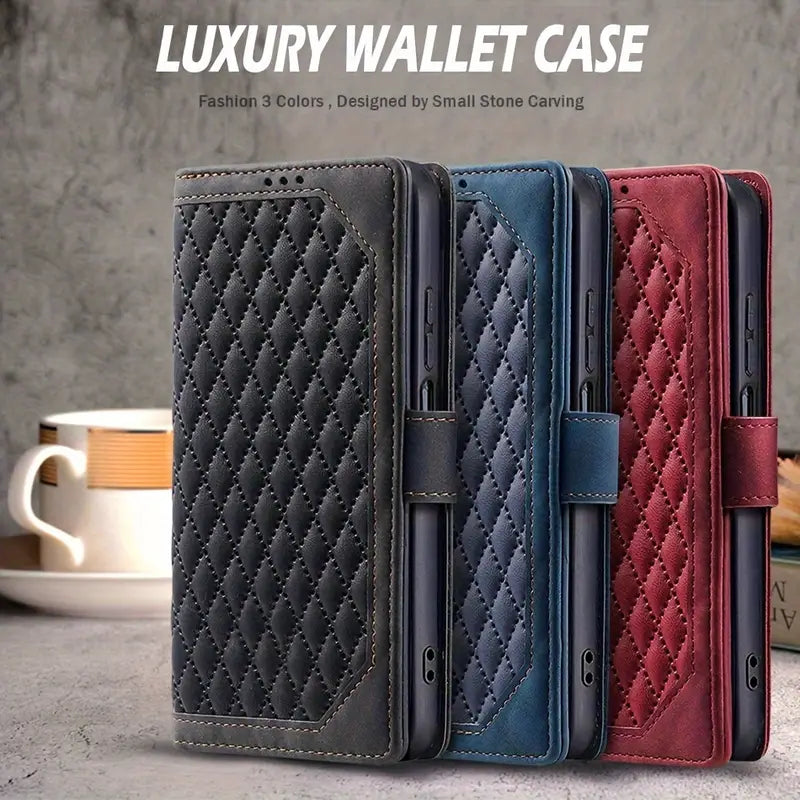 Luxury leather wallet & phone cover
