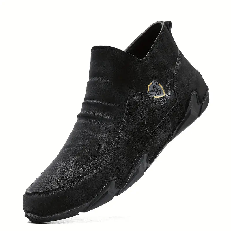 Men's Slip-on Leather Boots