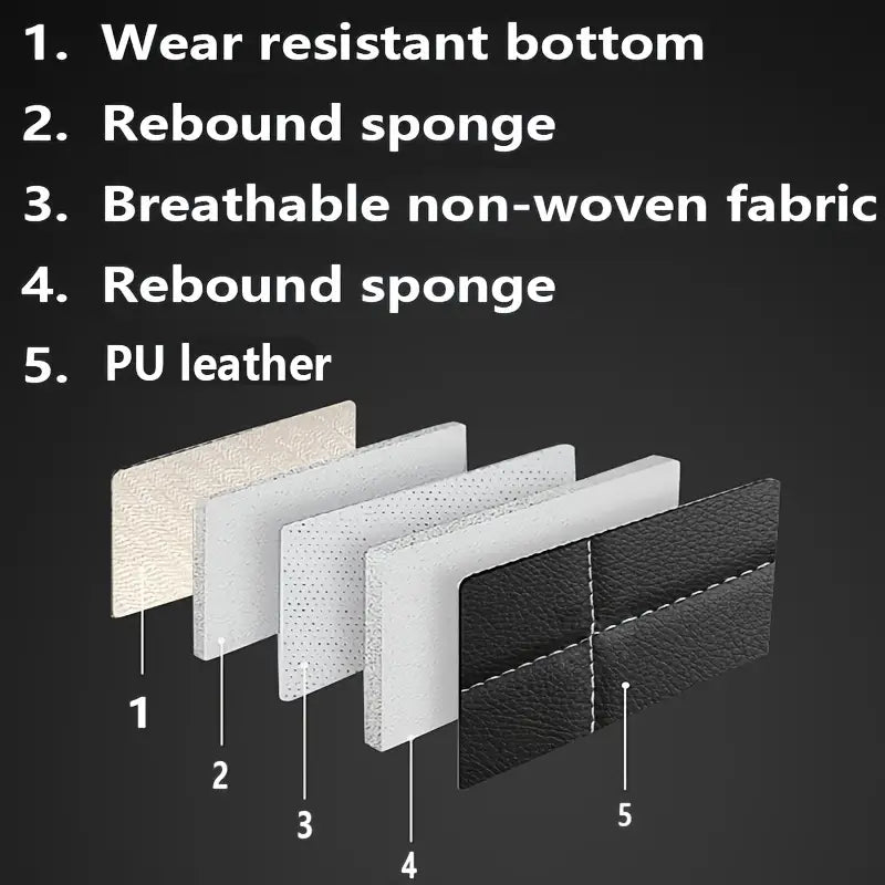 Leather car lined seat cover